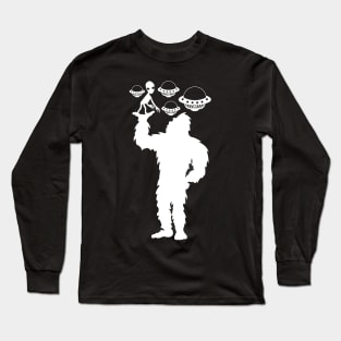 Bigfoot Ufos Alien Long Sleeve T-Shirt